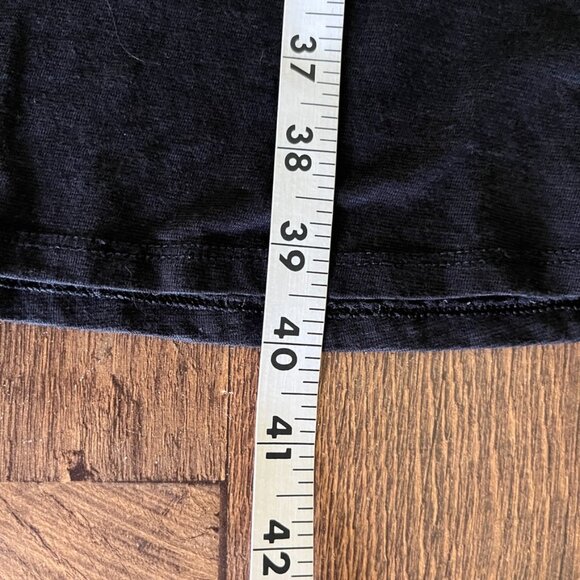 Toad & Co Dress Size Large Rosemarie Cap Sleeve Knee Length Black Organic Cotton - Picture 10 of 10